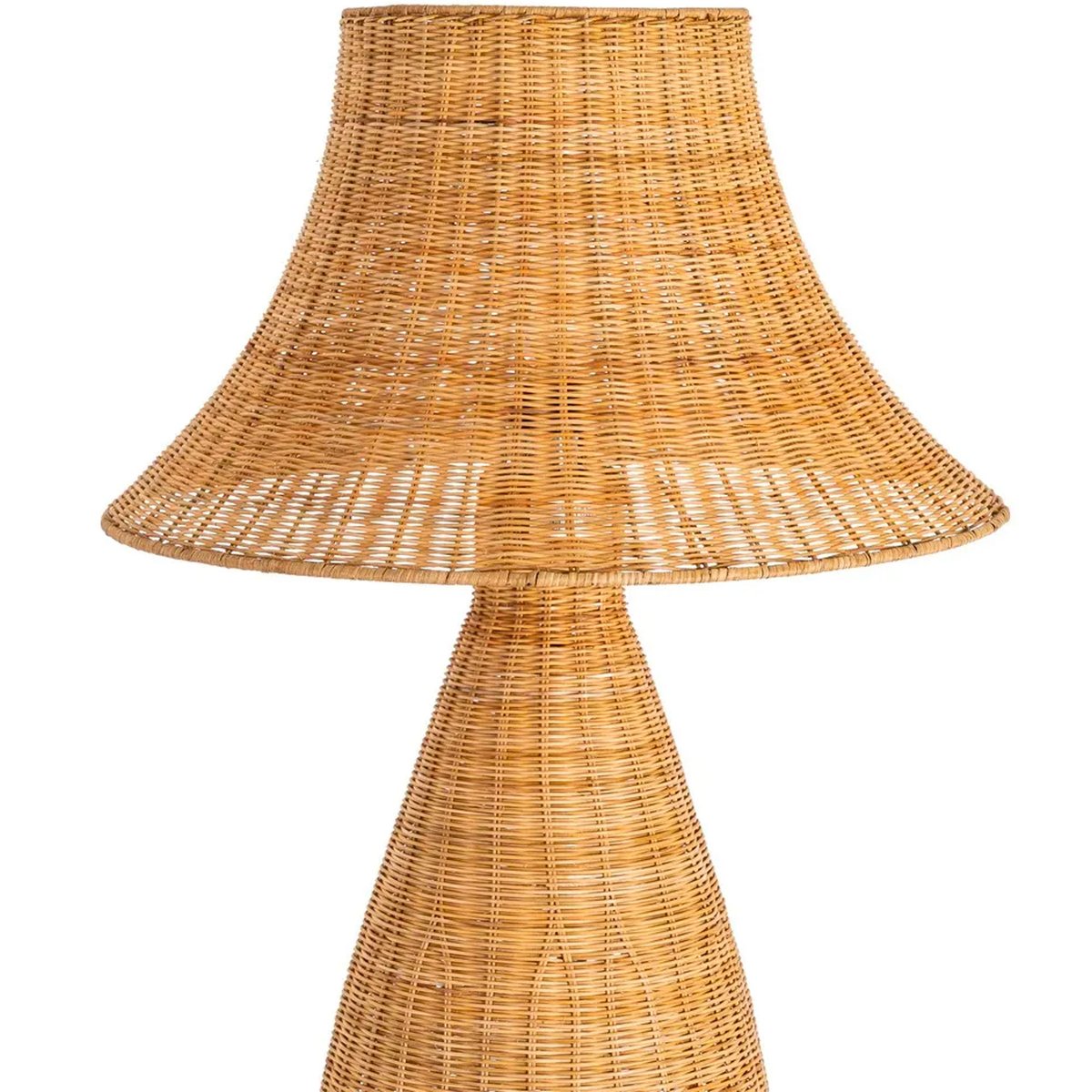 Lampadaire rotin tressé 60x60x118.5cm bois, WADIGA