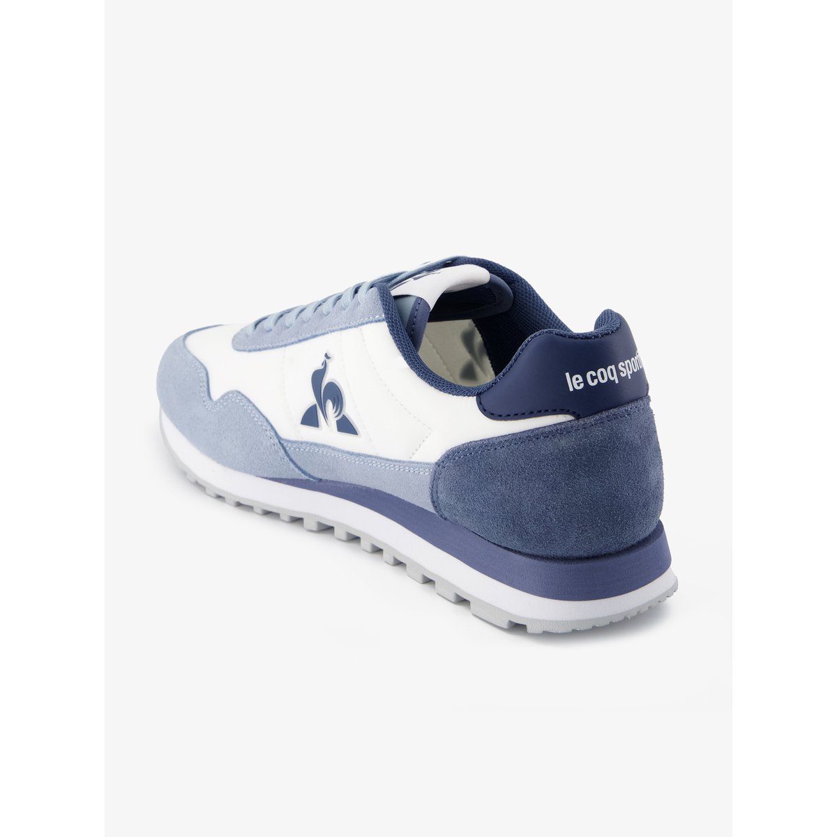 Sneakers rétro-running avec détails suede Astra optical white/ashley blue, LE COQ SPORTIF