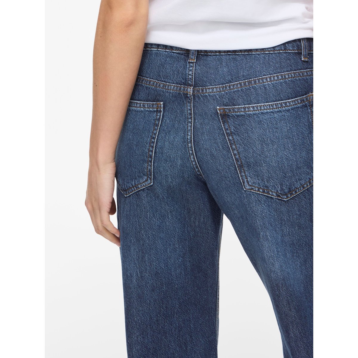 Jean À Coupe Ample bleu - dark blue denim1, VILA