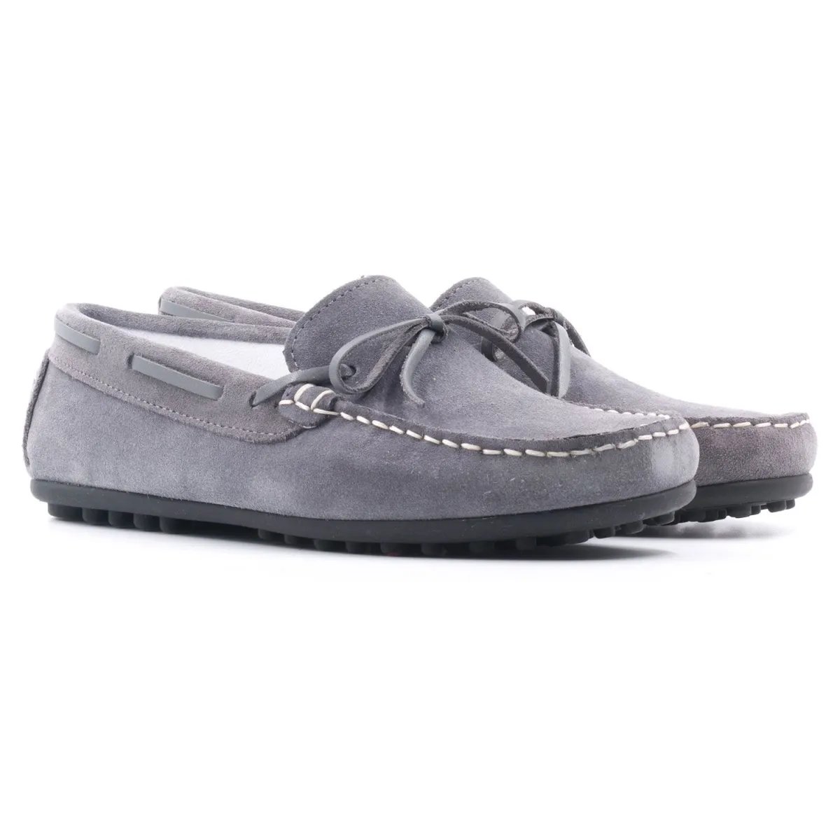 Boni Gabrielle II - Mocassins Enfants gris souris, BONI&SIDONIE