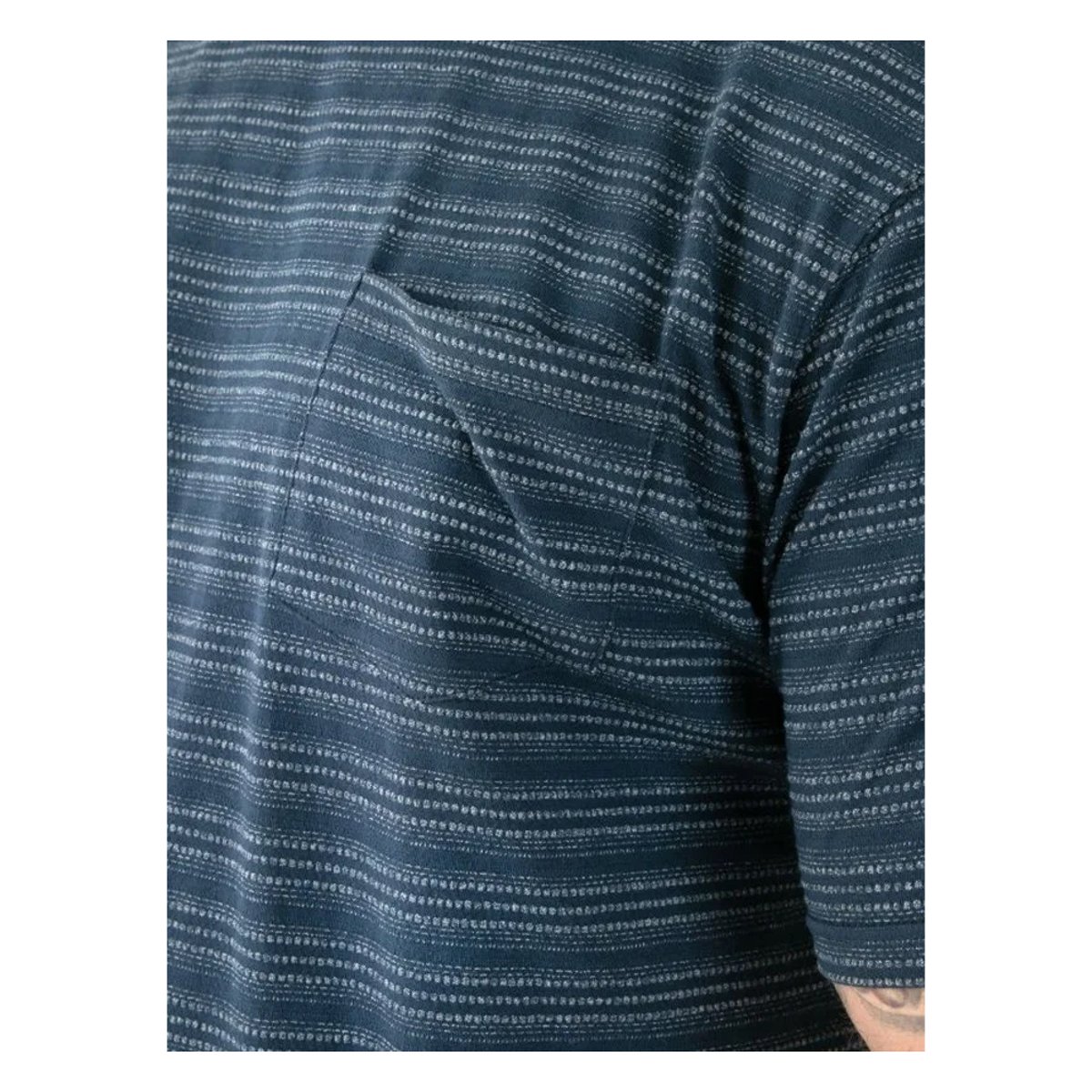 T-shirt manches courtes motif/style à rayures DINGLE bleu marine, DUKE