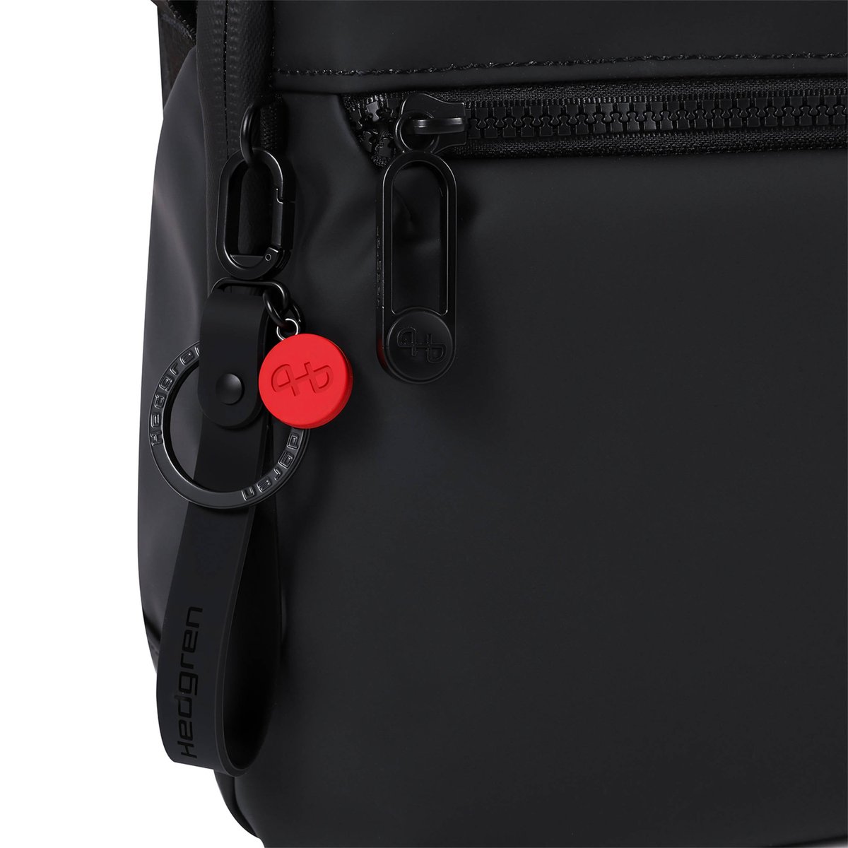 Sac bandoulière format A4 avec protection RFID black, HEDGREN