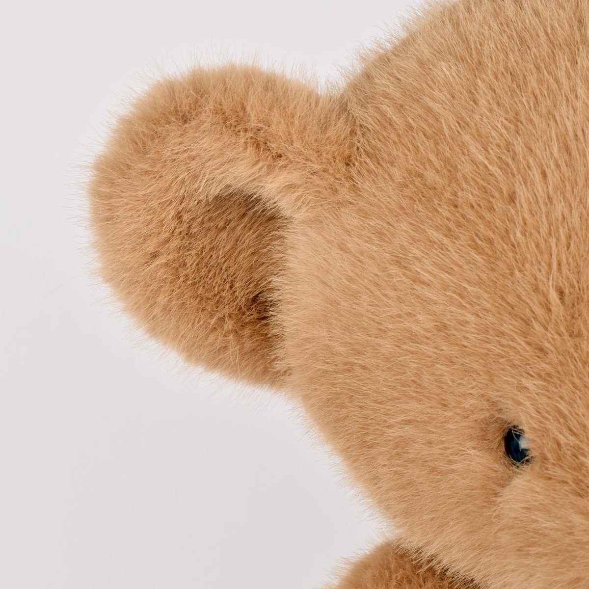 Ours en peluche CLEMENTIN 60 cm praline cacahuète, HISTOIRE D'OURS