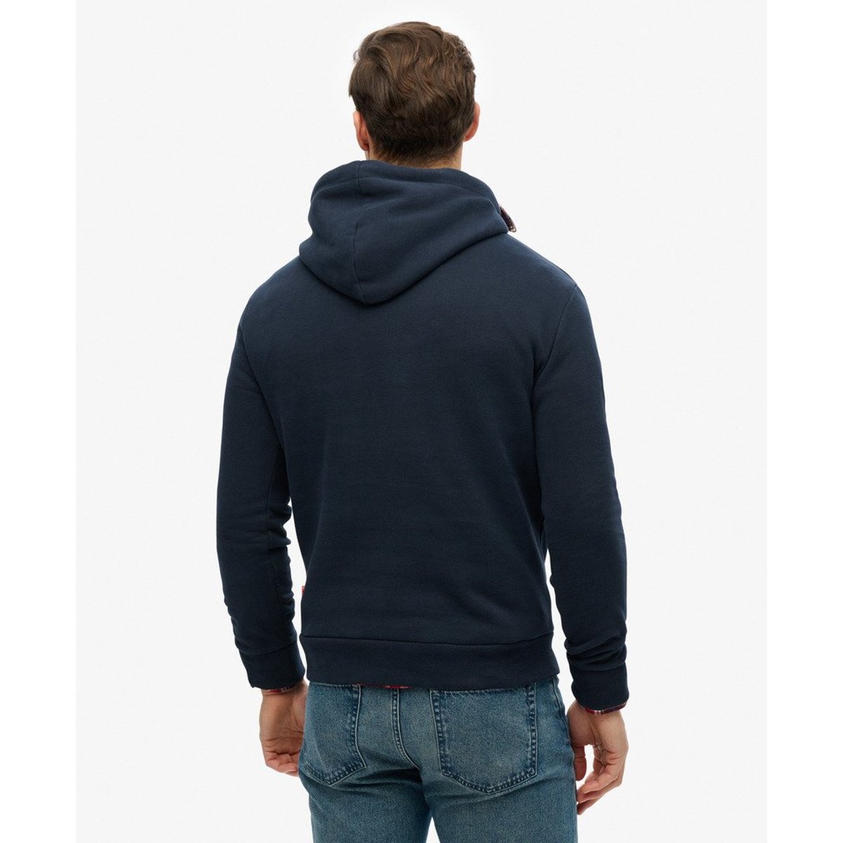 Sweat à capuche Outfitters bleu marine éclipse, SUPERDRY