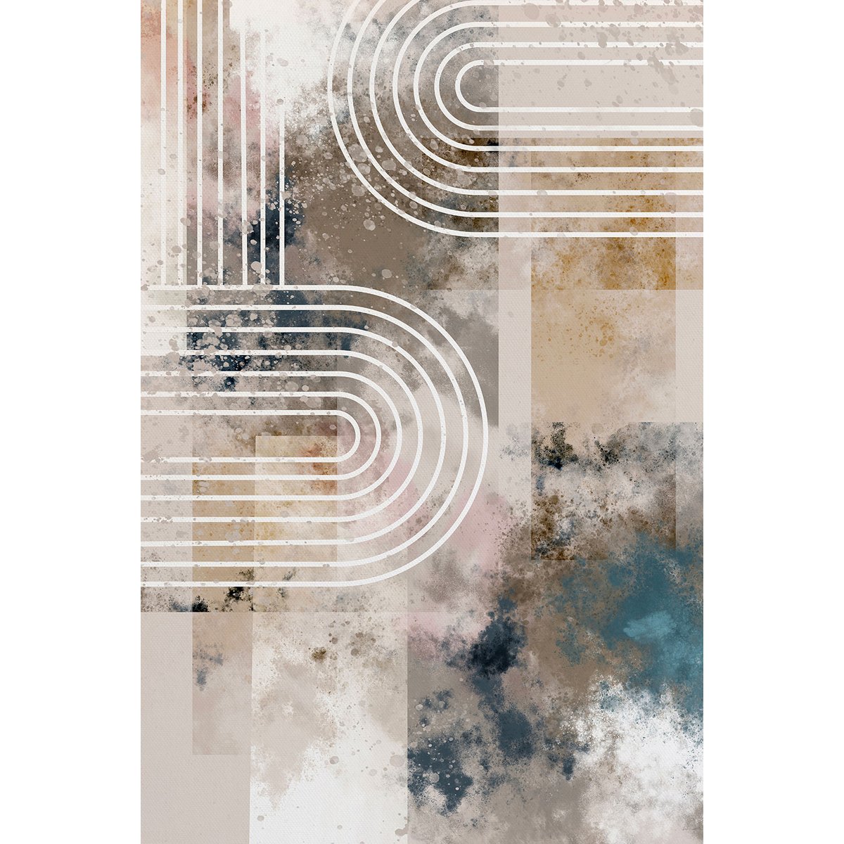 Tableau abstract Arc Alto tableau alu dibond, HEXOA