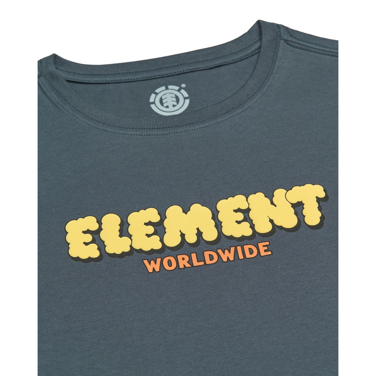 T-Shirt manches courtes FLUFF gris dark slate, ELEMENT