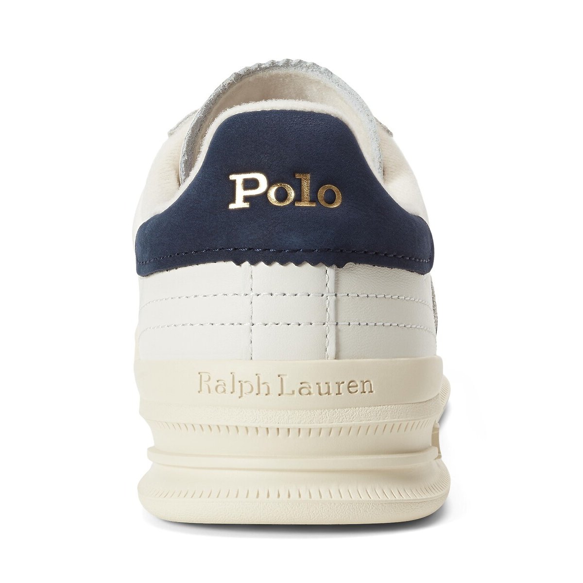 Heritage Aera leather trainers white/navy blue, POLO RALPH LAUREN