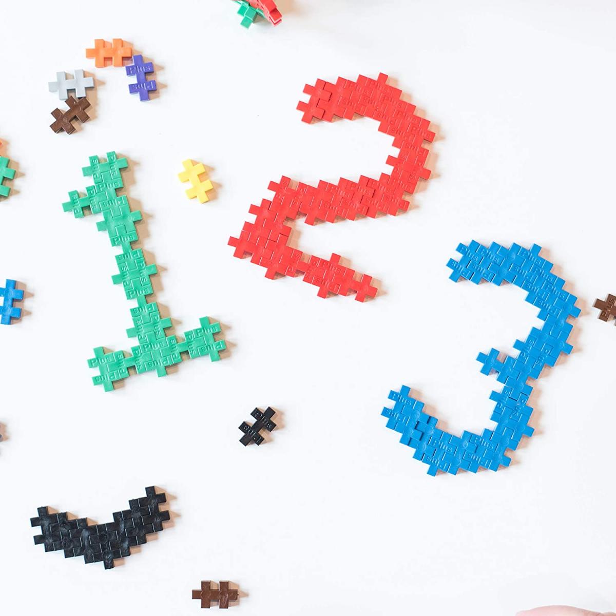 Pus-Plus Pack Mini Basic 300 pcs couleur unique, PLUSPLUS