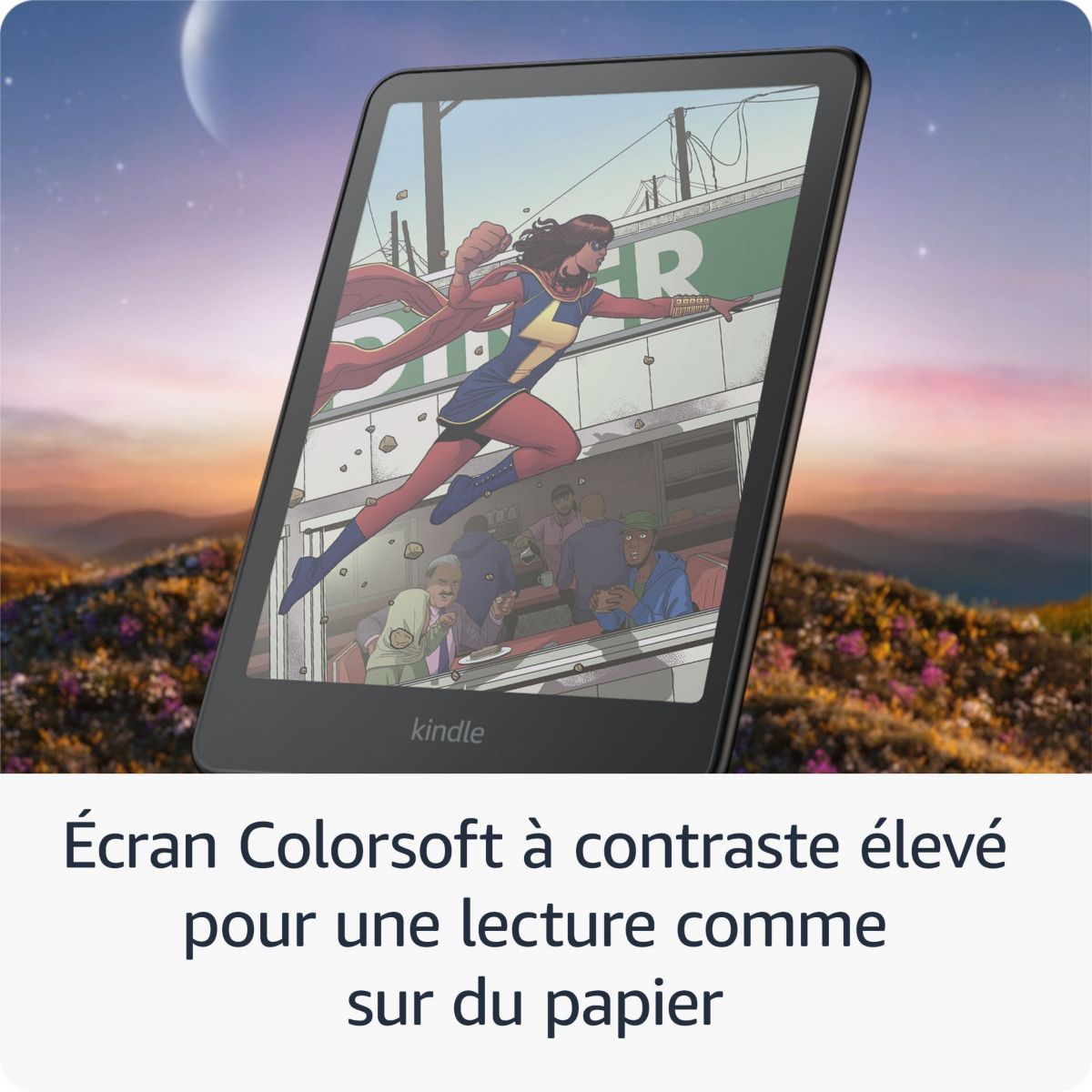 Liseuse eBook Kindle Colorsoft - Noire 16Go couleur unique, AMAZON