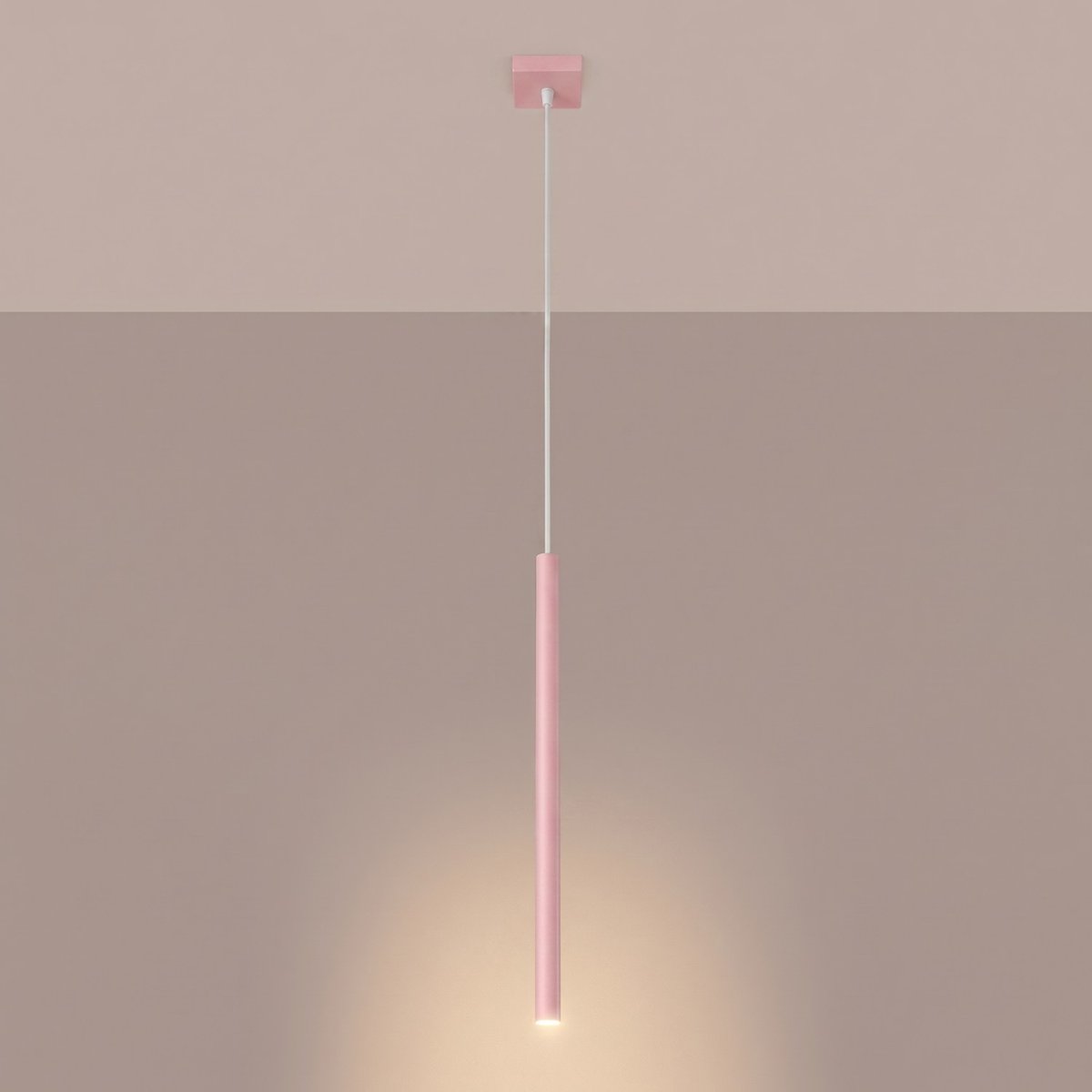 Suspension Acier Rose G9 1 PASTELO rose, EDEN