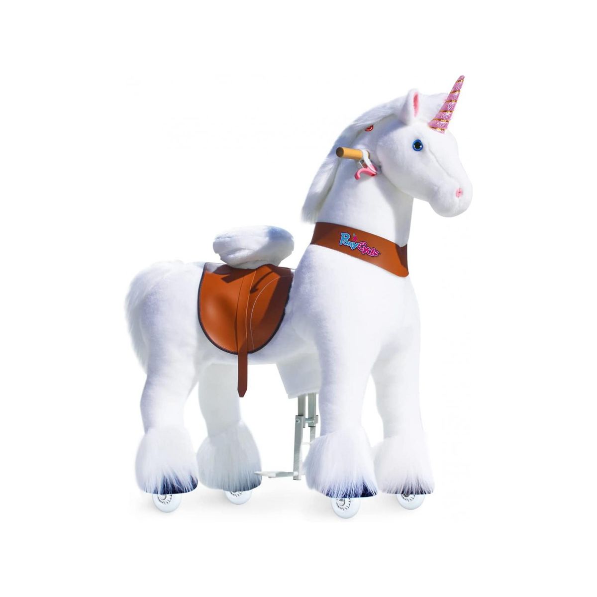 Ponycycle Licorne blanche à monter Age 7 ans + couleur unique, PONYCYCLE