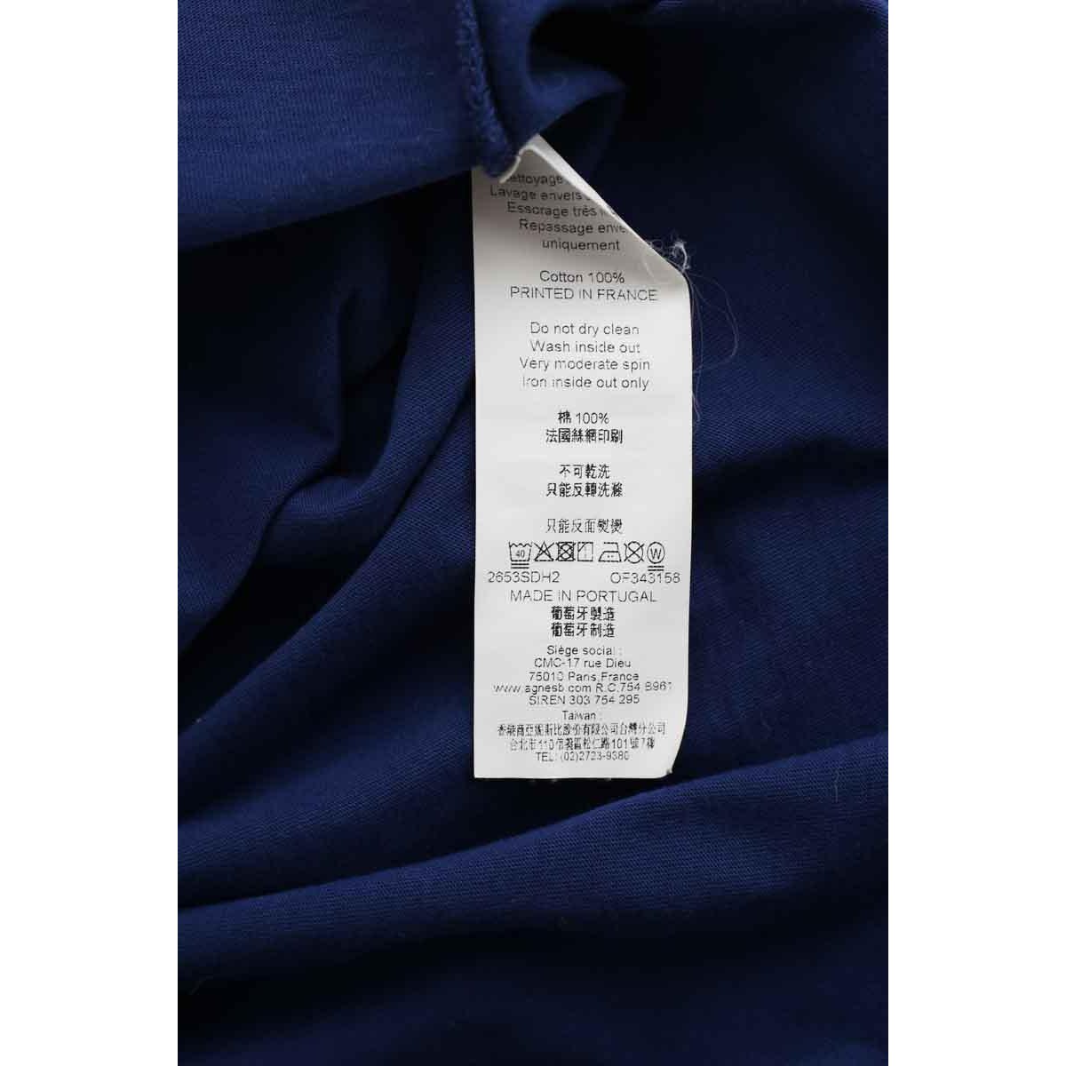 T-shirt - Très Bon État bleu, AGNES B