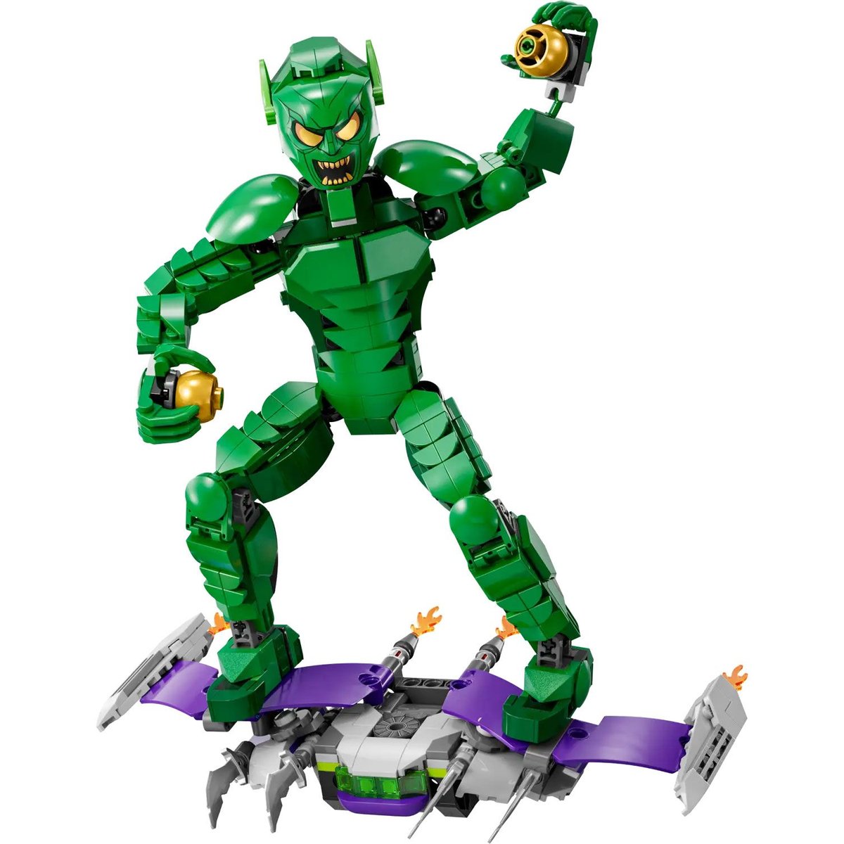 LEGO Marvel - Figurine du Bouffon Vert à construire - 76284 pour les jeunes super-héros multicolore, LEGO
