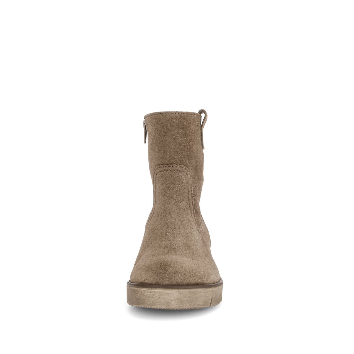 Bottines en cuir à talon compensé marron velours, GABOR