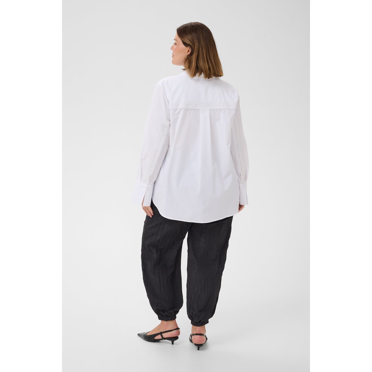 Chemise à manches longues blanc optical white, KAFFE CURVE