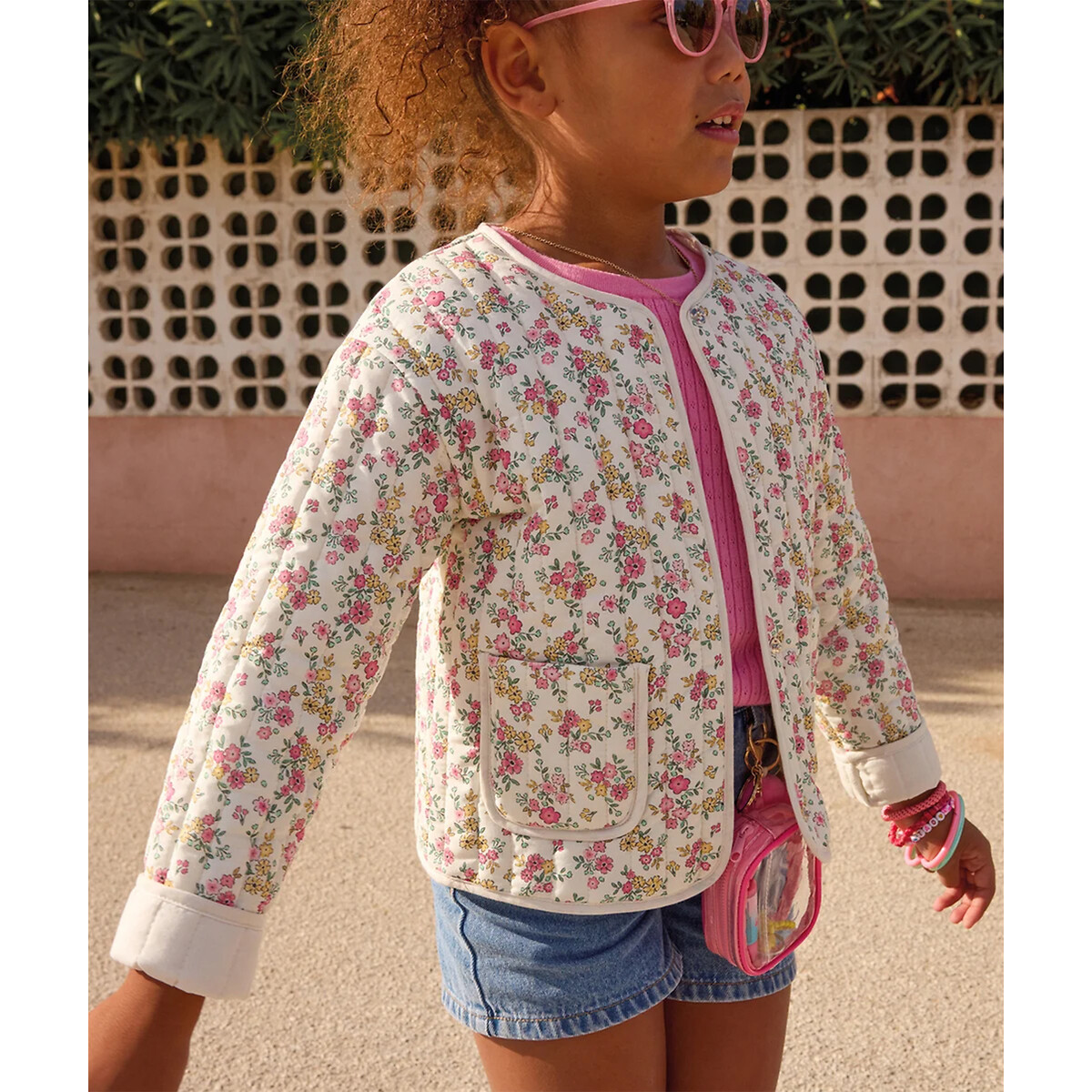 Veste matelassée imprimée imprimé fleur, TAPE A L'OEIL
