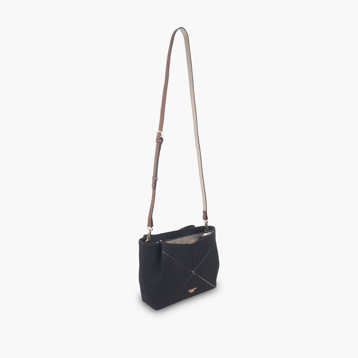 Sac multi poches Tamelia noir,doré, LOLLIPOPS