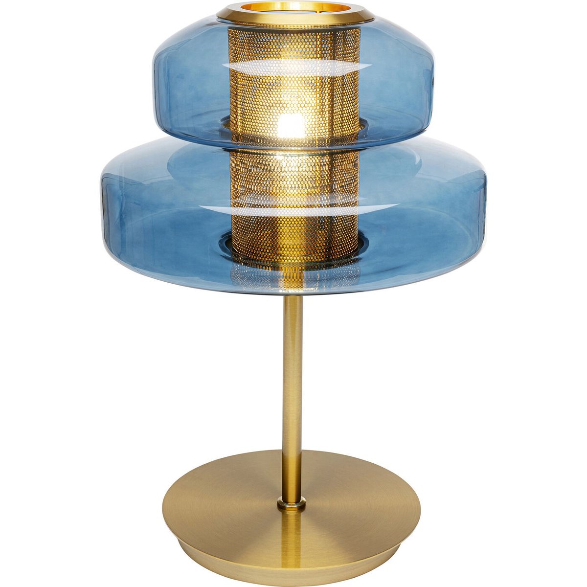 Lampe en verre, ARCADIA bleu, KARE DESIGN