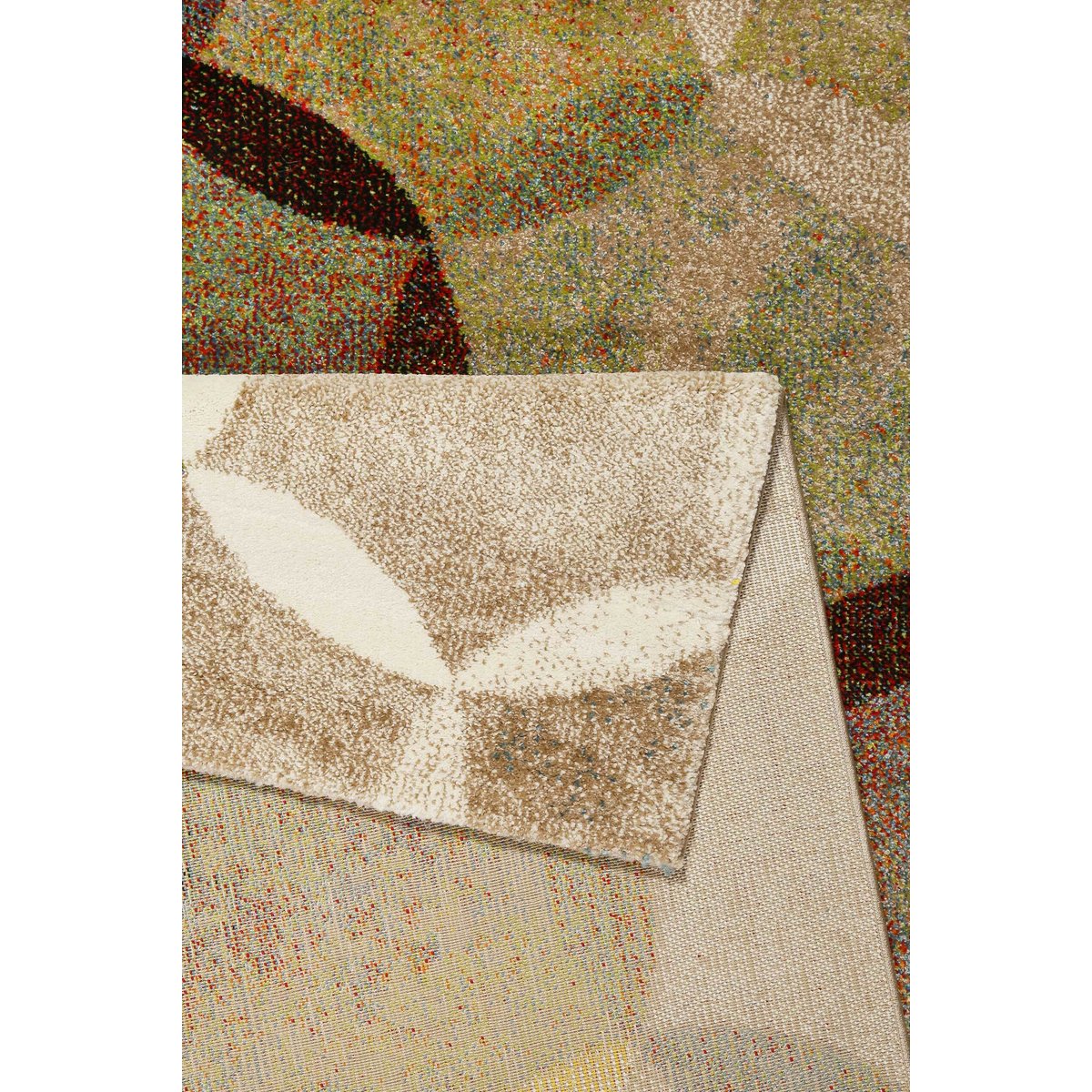 Tapis salon moderne look vintage chiné , Modernina coloré, ESPRIT
