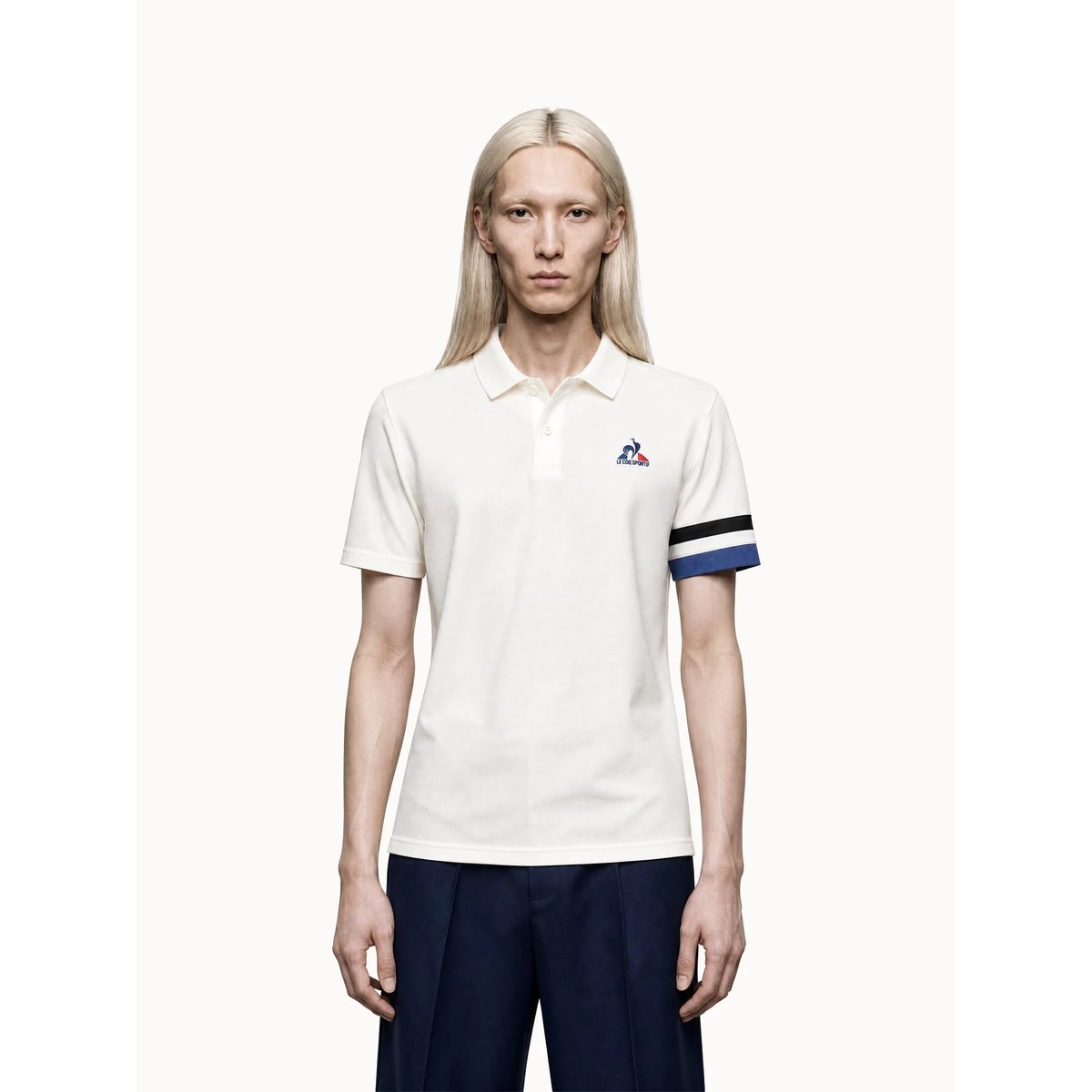 Polo Héritage marshmallow, LE COQ SPORTIF