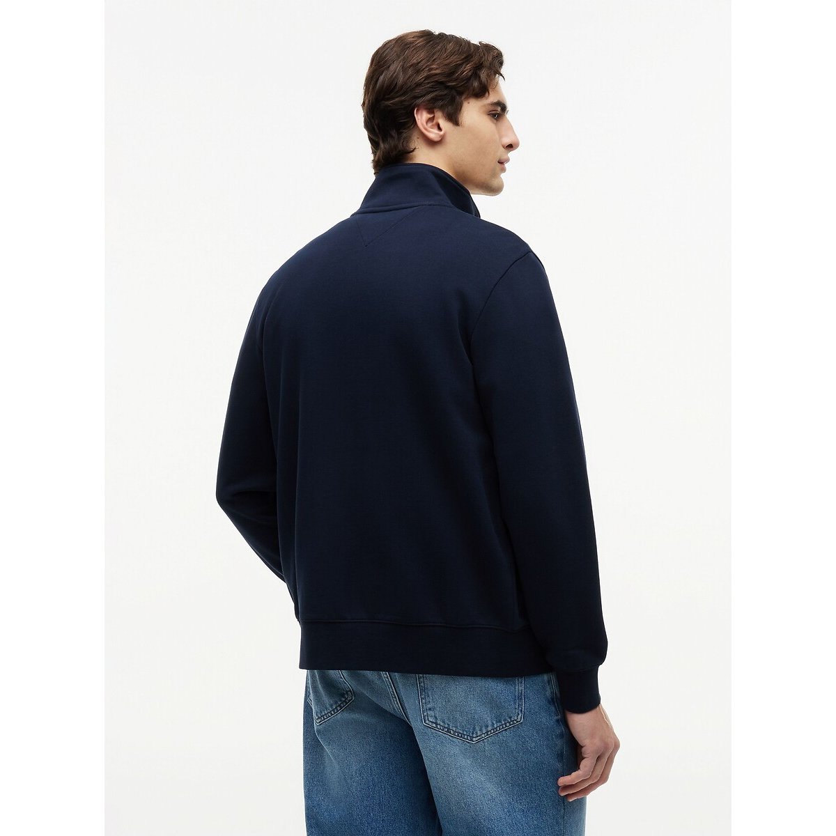Sweat zippé bleu marine, TOMMY HILFIGER
