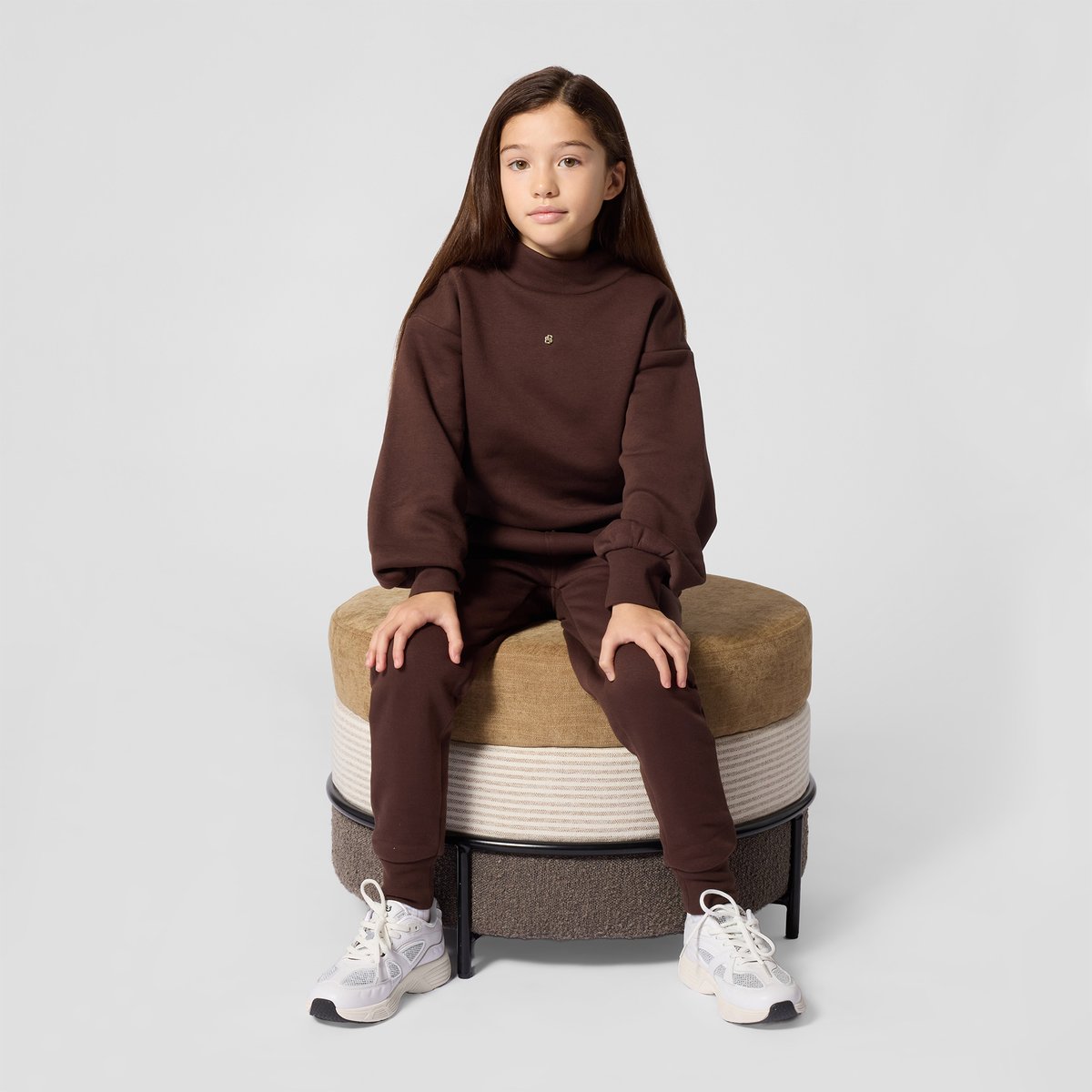 Sweat molletoné tourbe, BOSS KIDSWEAR