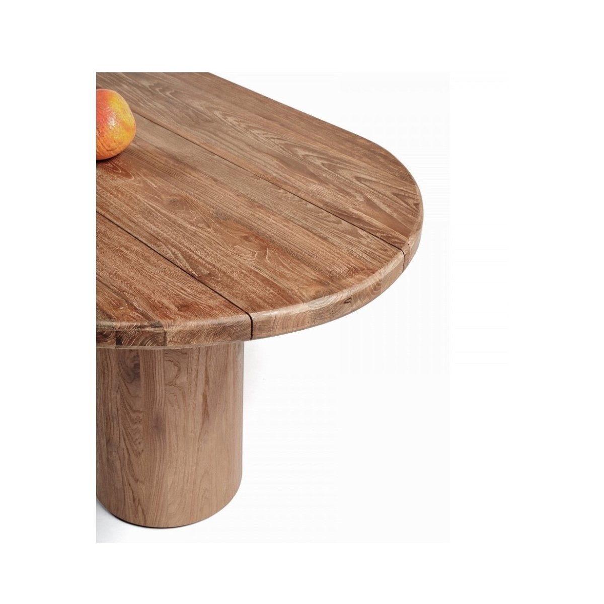 Table de repas ovale en teck massif - GUAJIRA marron, MATHI DESIGN