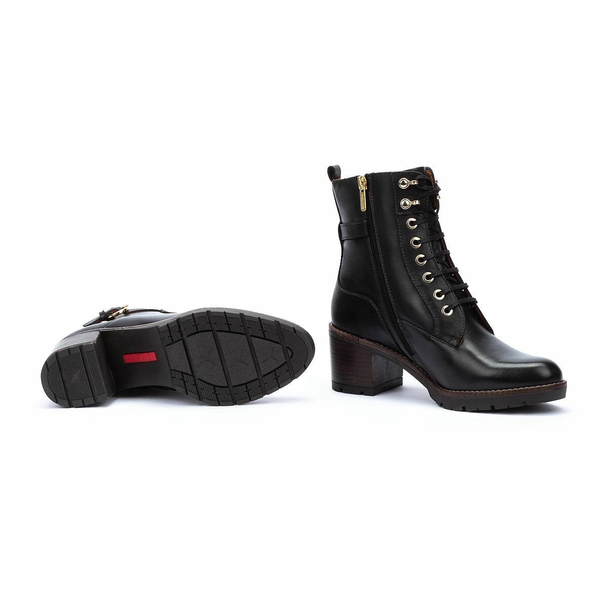 Bottines cuir Llanes noir, PIKOLINOS