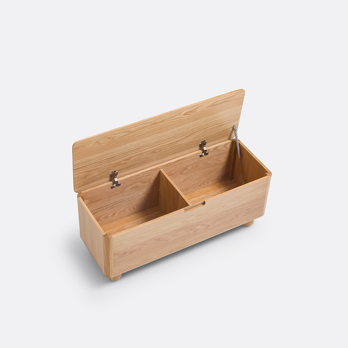 Banc/coffre de rangement chêne et plaqué, Piero naturel, LA REDOUTE INTERIEURS