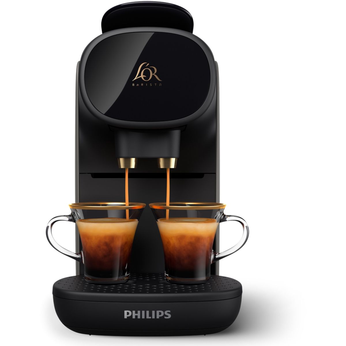 Cafetière à dosette LM9012/20 L'Or Barista Sublime Gris, 19 bars couleur unique, PHILIPS