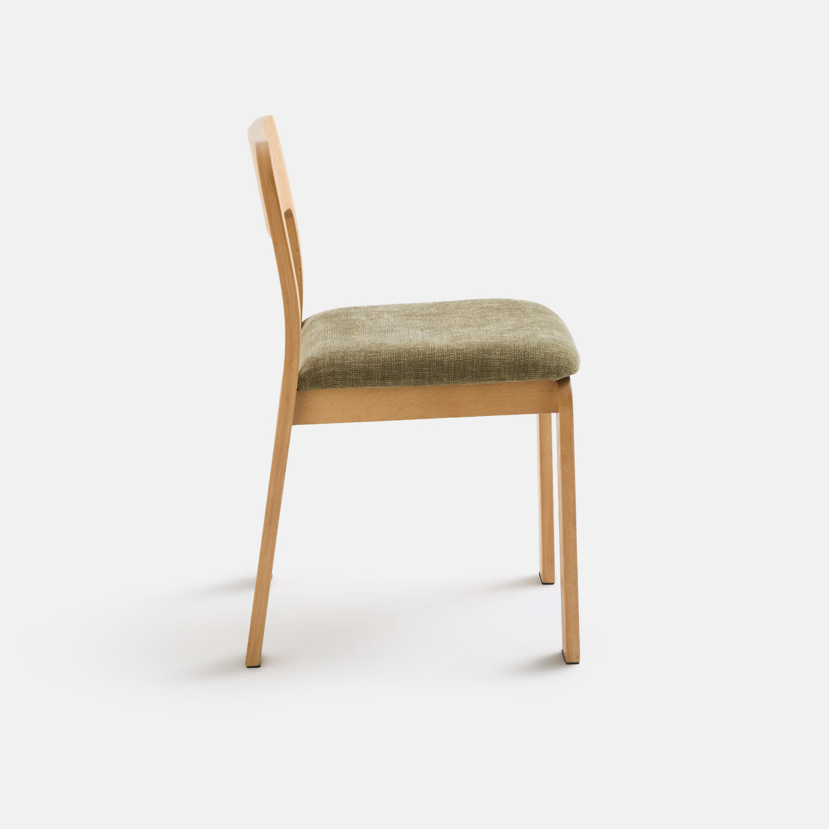 Chaise rembourrée en chêne massif, Talet chêne/kaki, LA REDOUTE INTERIEURS