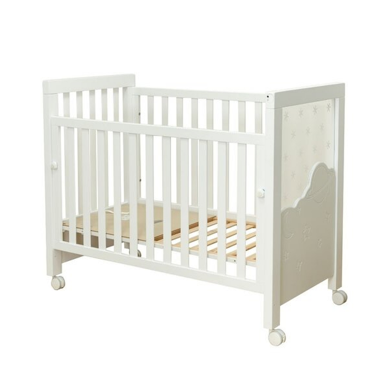 Lit Dolce Magic 120x60 Blanc couleur unique, MICUNA