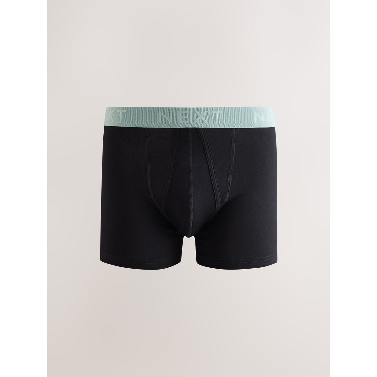 Boxer en coton avec ouverture sur le devant ceintures texturées noires, NEXT