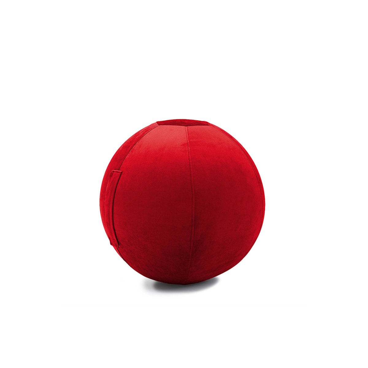 Balle d'assise gonflable CELESTE VELOURS rouge scarlett, JUMBO BAG