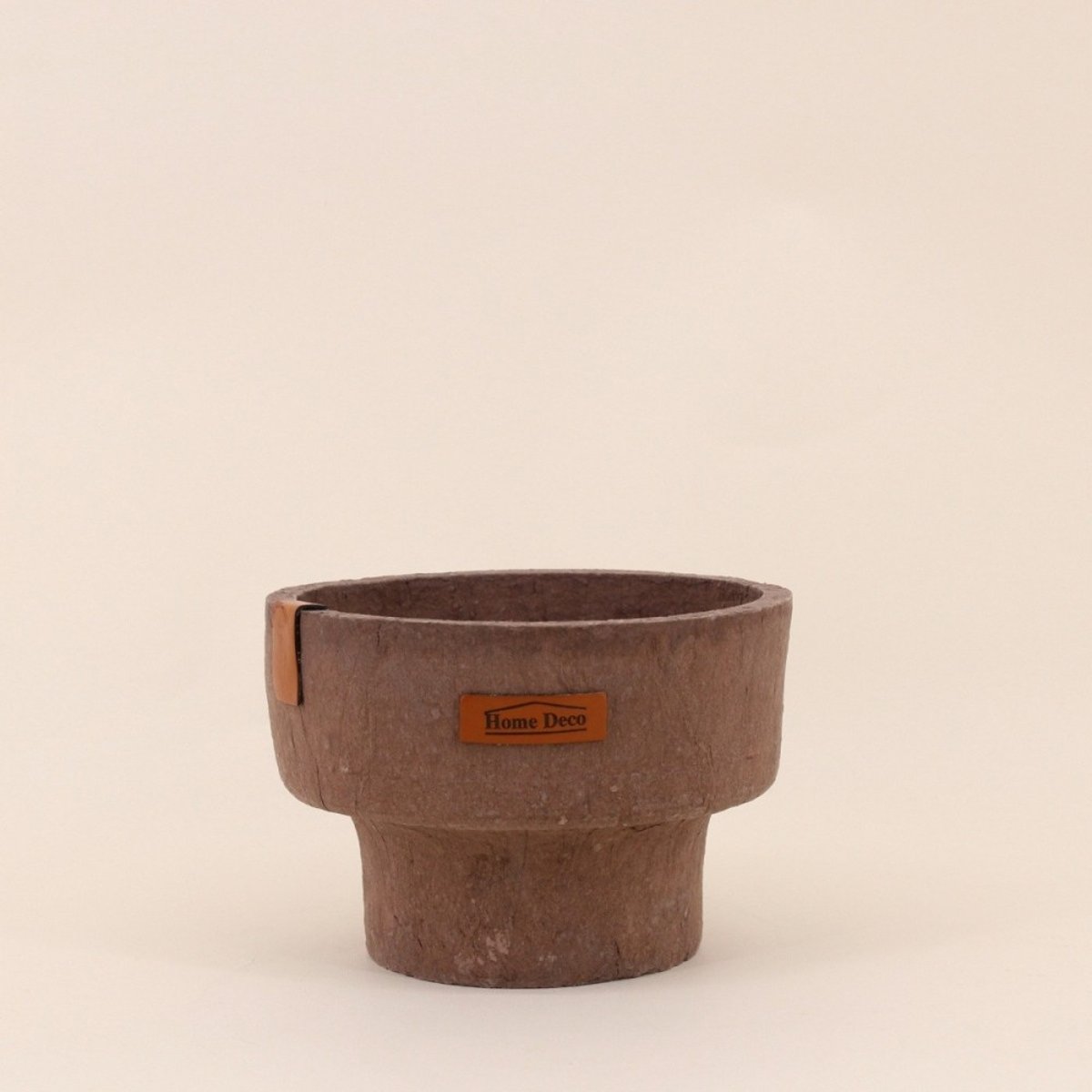 Pot effet 12x17cm marron, ORNAMI