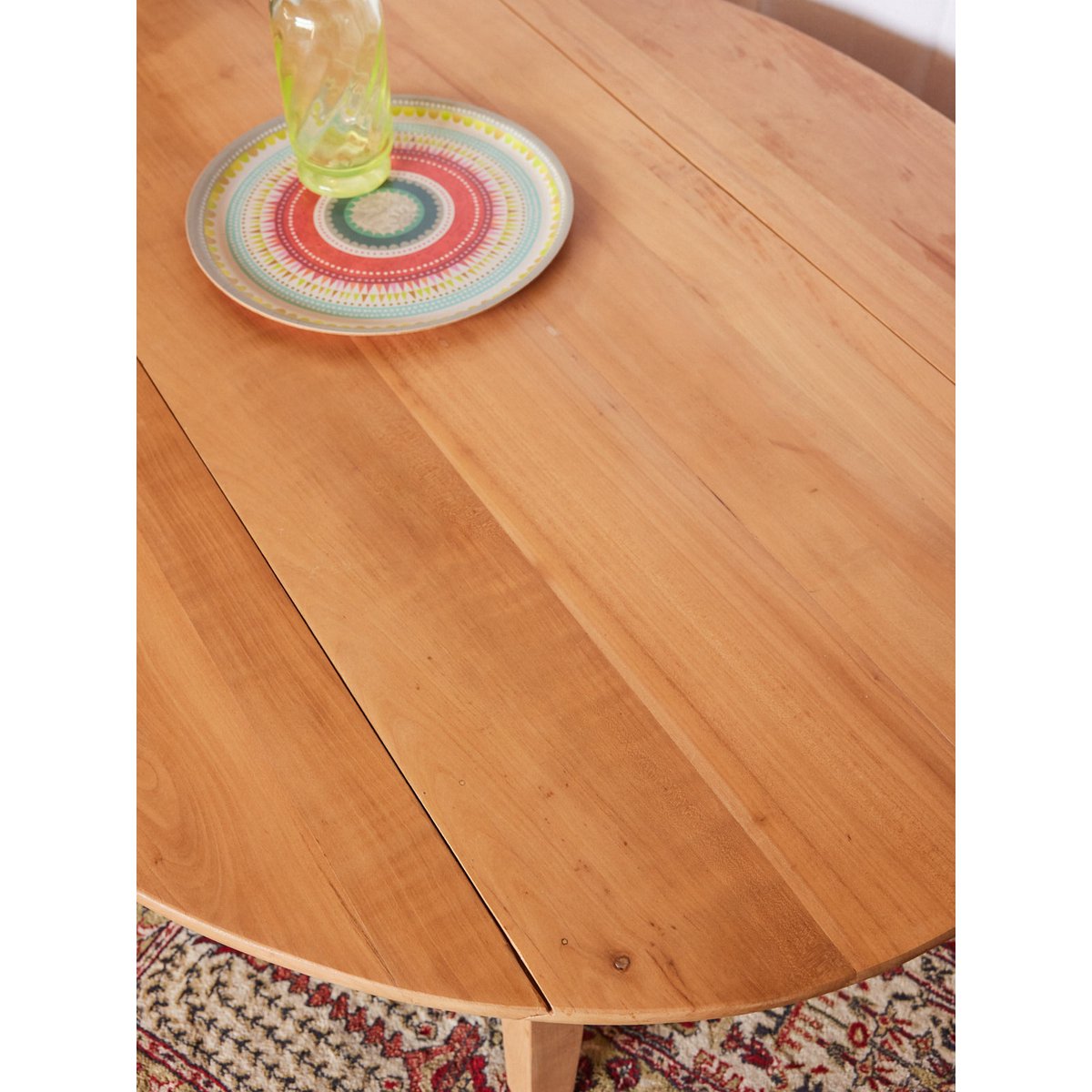Table basse années 20 en bois Léonie N°1082 - Bon état bois clair, DEBONGOUT