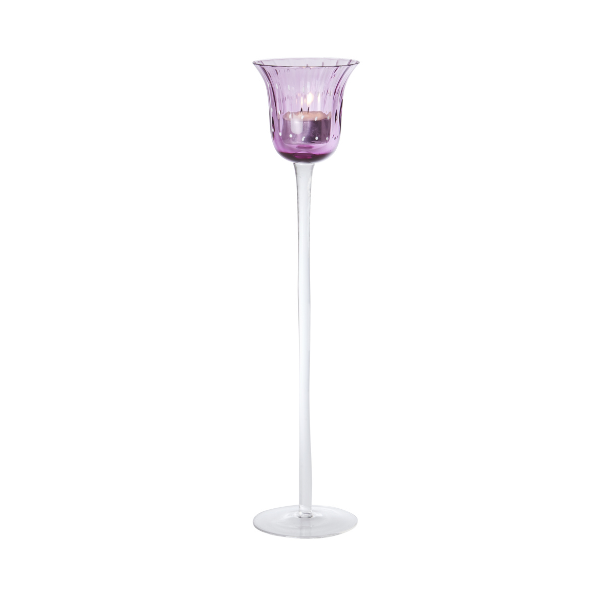 Photophore décoratif en verre soufflé H35 NOËL rouge, SIA DECO