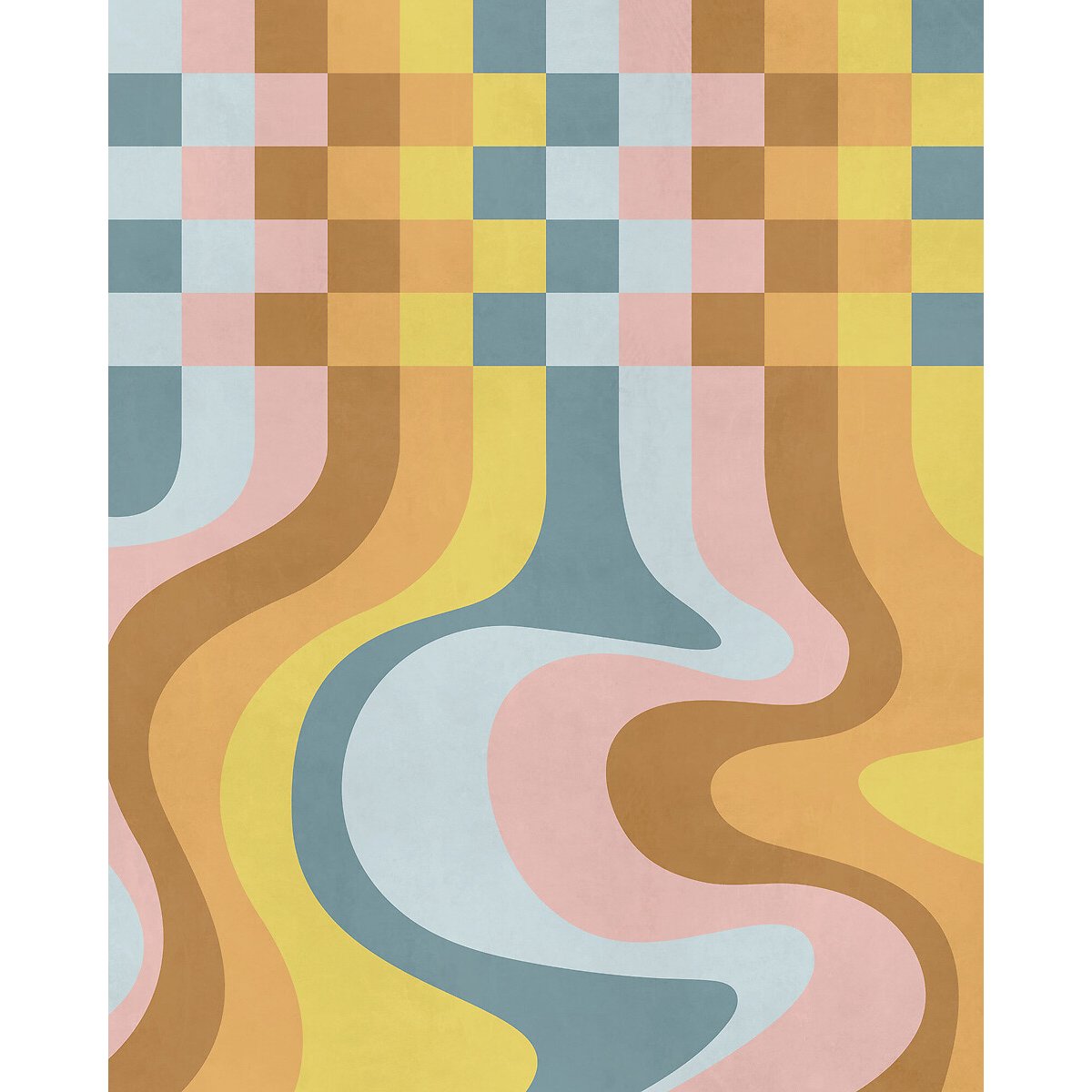 Papel de parede Colored Honey, INTERELIFE multicolor, INTERELIFE