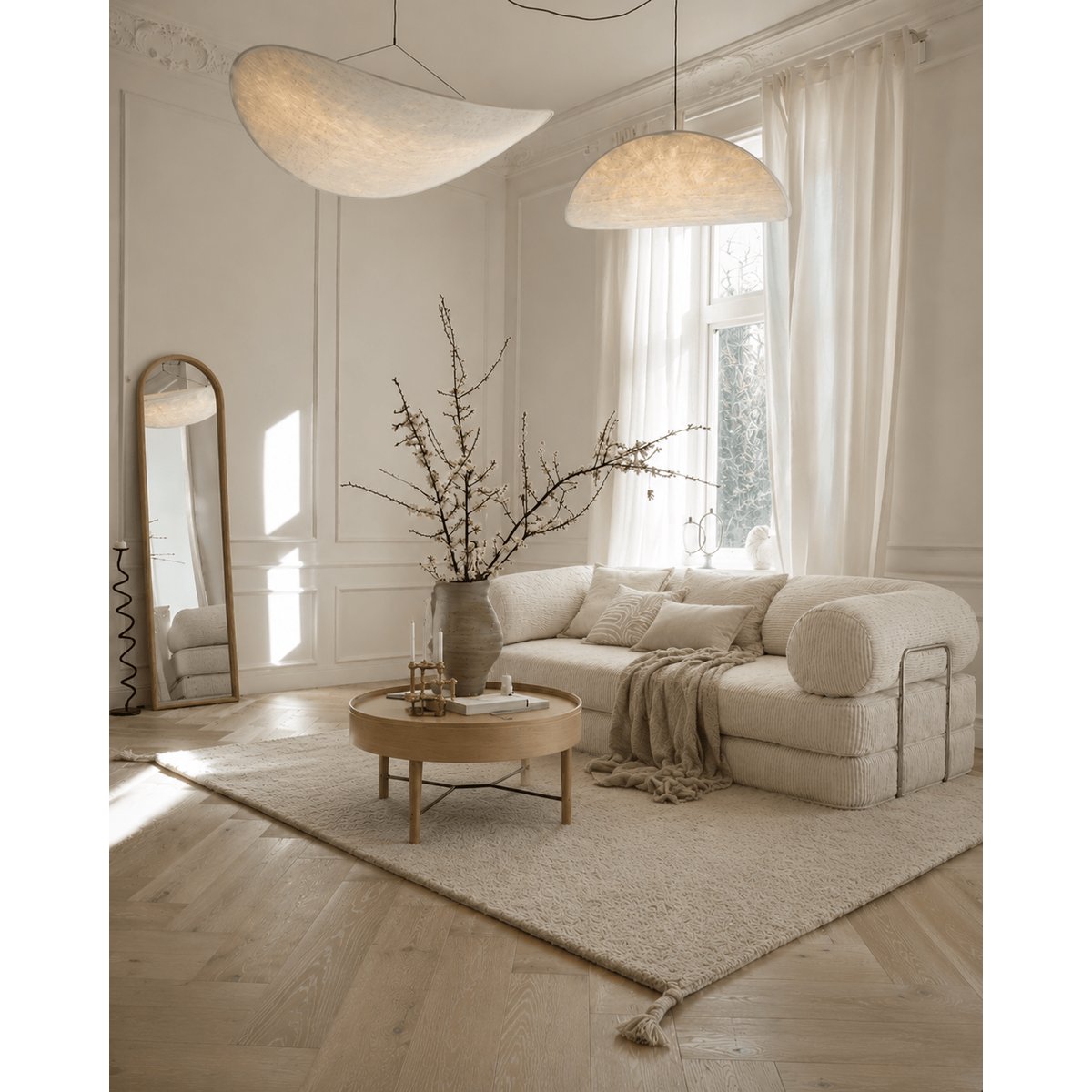 Canapé design intérieur contemporain premium SURB crème, MEOW BABY