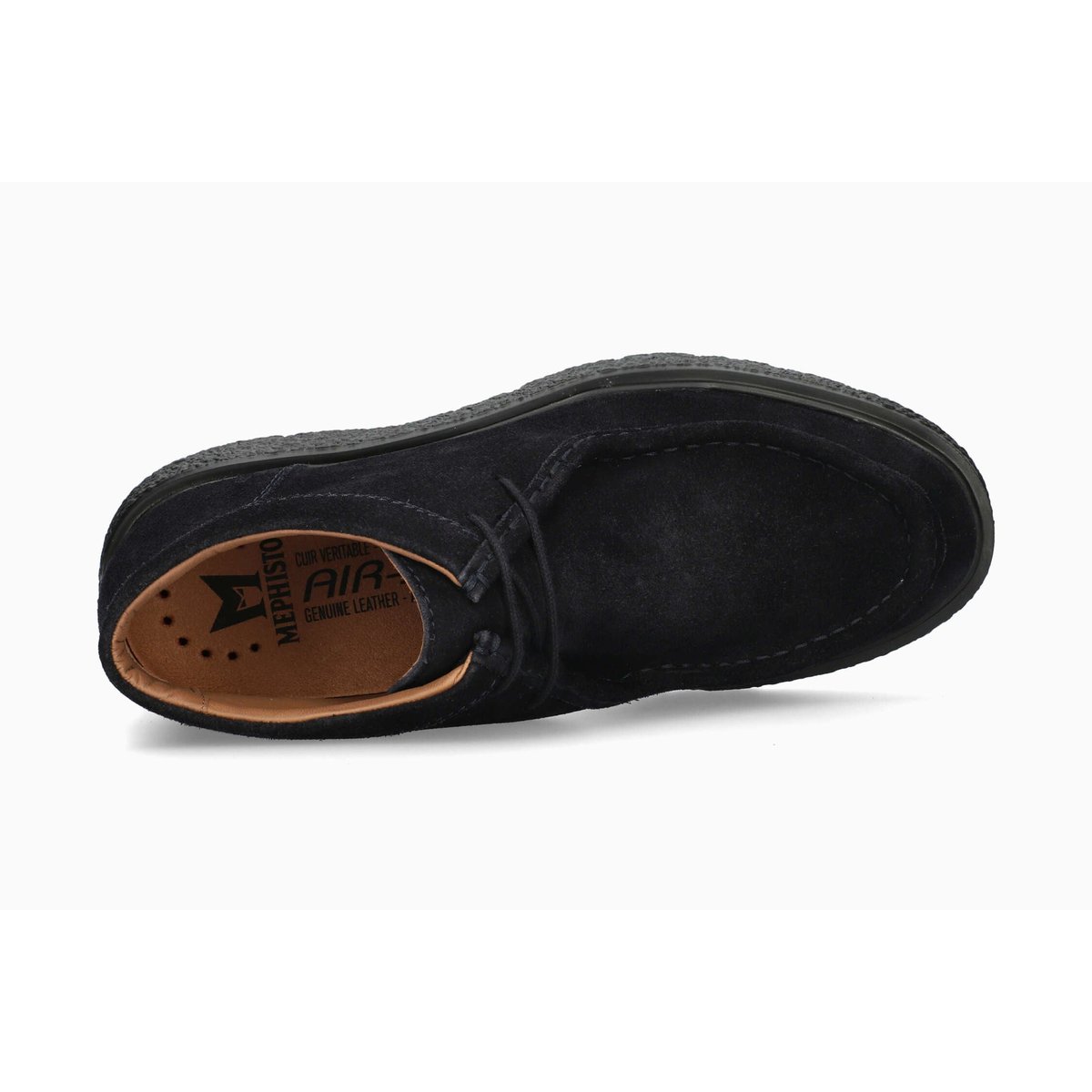 Bottines en cuir EVRARD bleu 5143, MEPHISTO