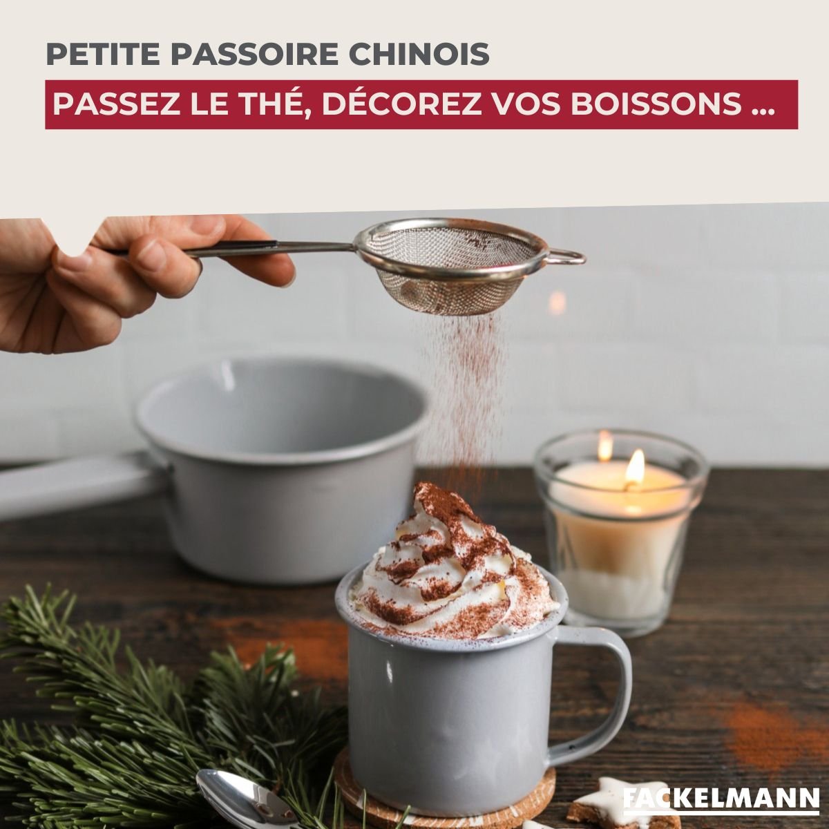 Petit chinois noir,gris, FACKELMANN