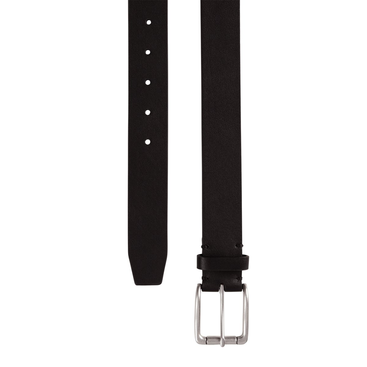 Ceinture modèle Enno en cuir nappa de grande qualité noir, MARC O'POLO