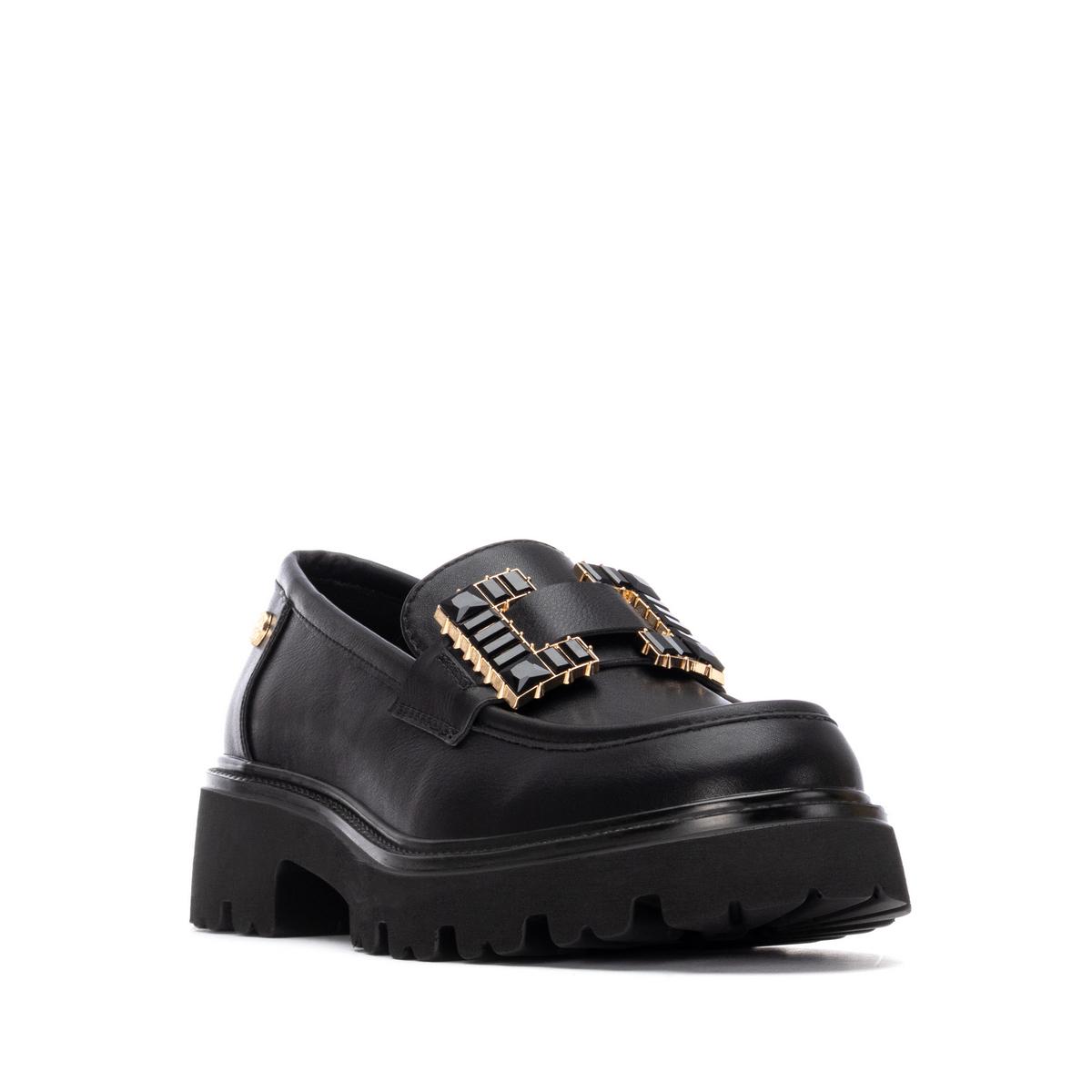 Chaussure Mocassin Plaine Décontractée noir, XTI