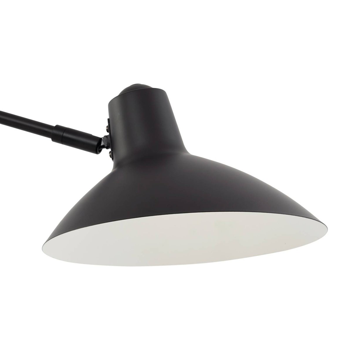 Applique en métal moderne, Adrik noir, LINDBY