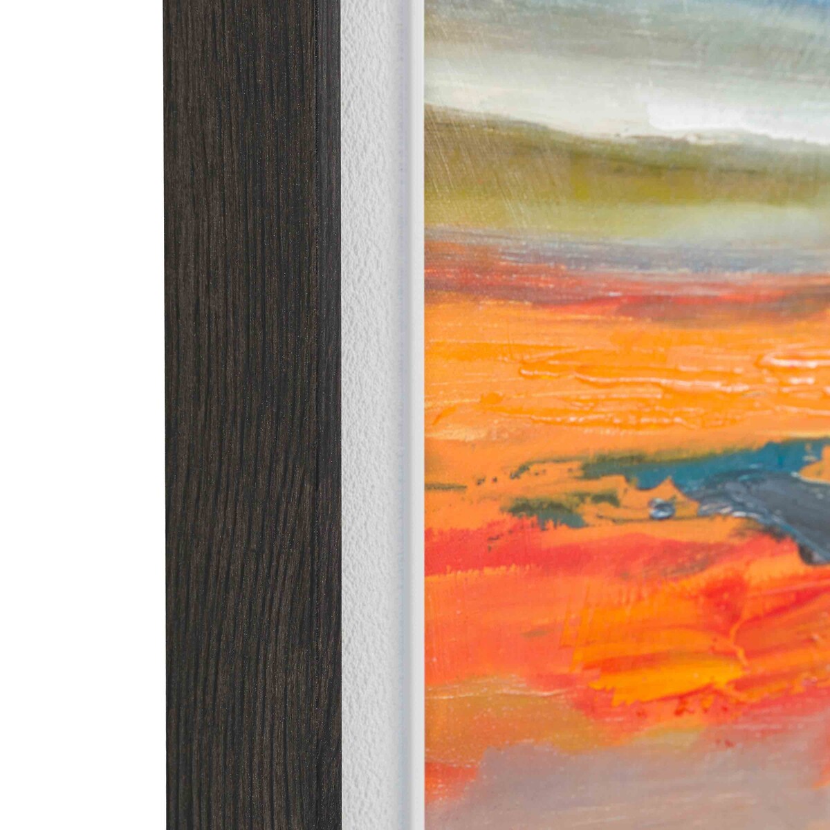 92cm Blazing Framed Canvas orange, ÉDITÉ