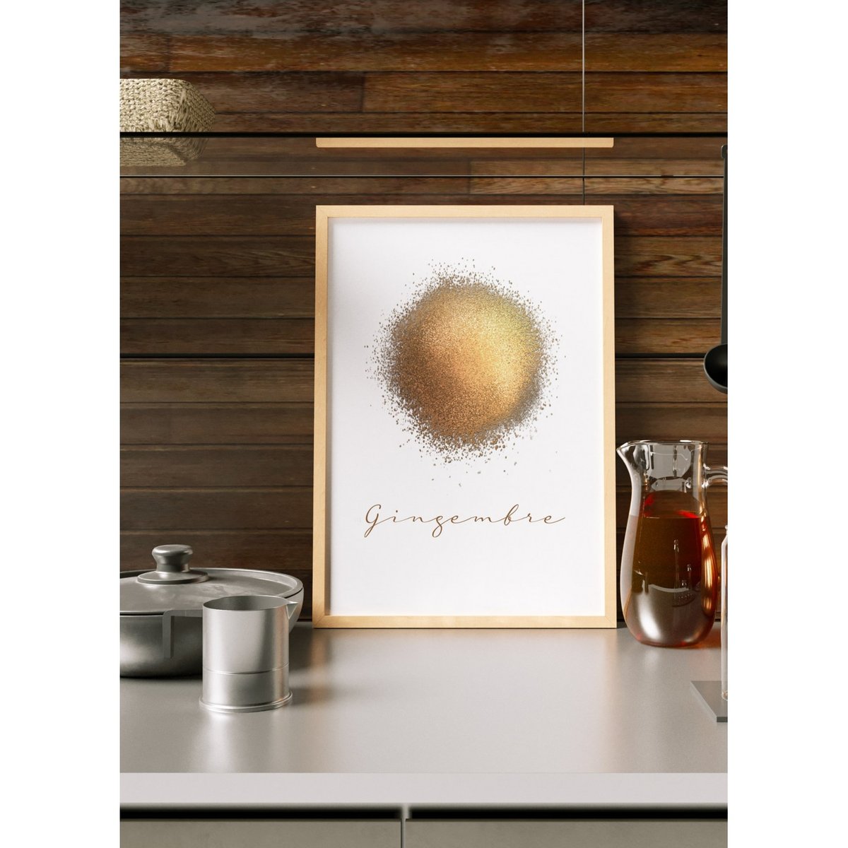 Affiche Gingembre blanc, L'AFFICHERIE