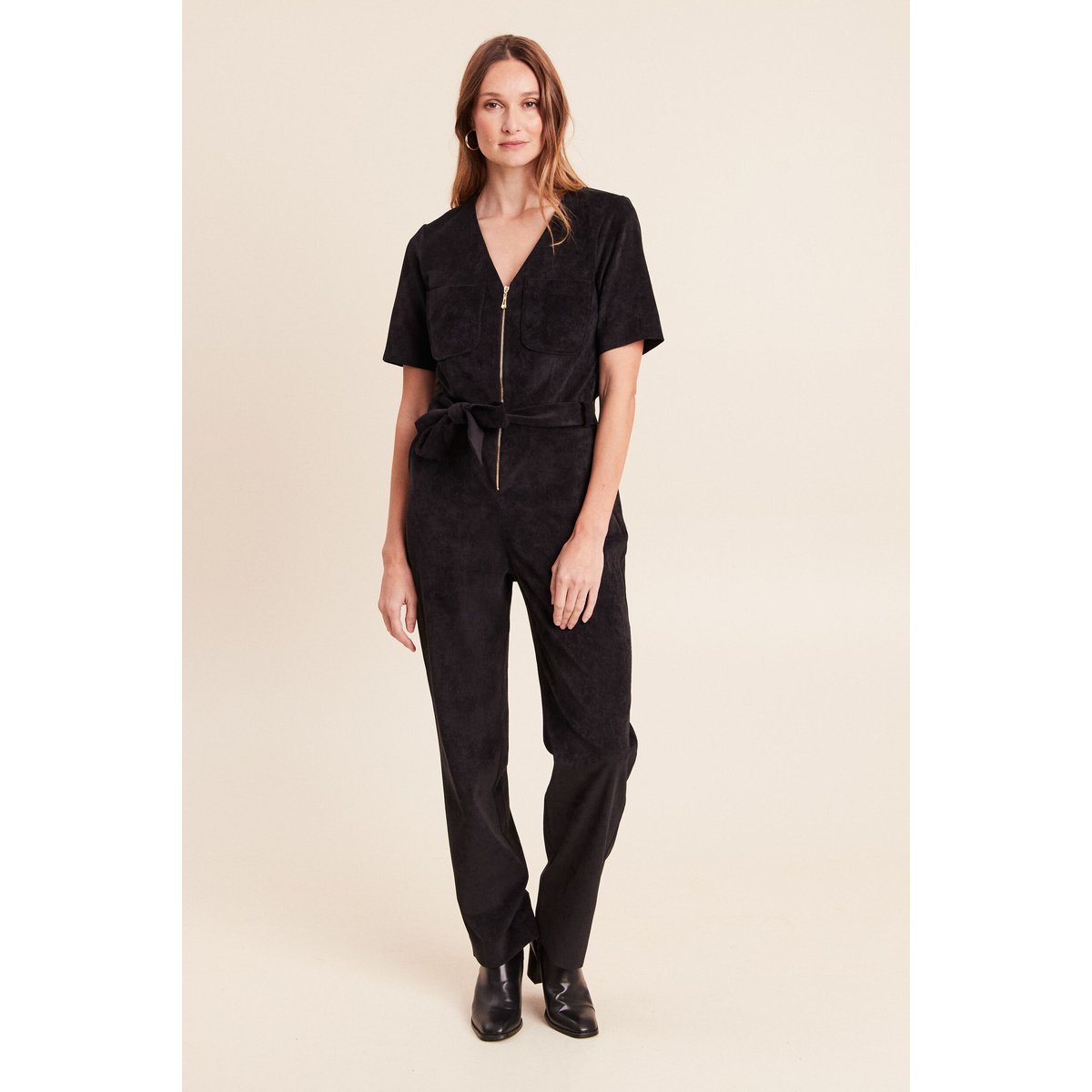 Combinaison en velours noir, BREAL