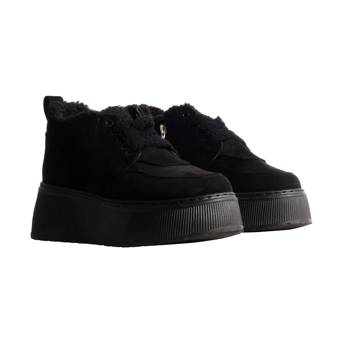 Basket Montante à Lacets noir, ENZA NUCCI