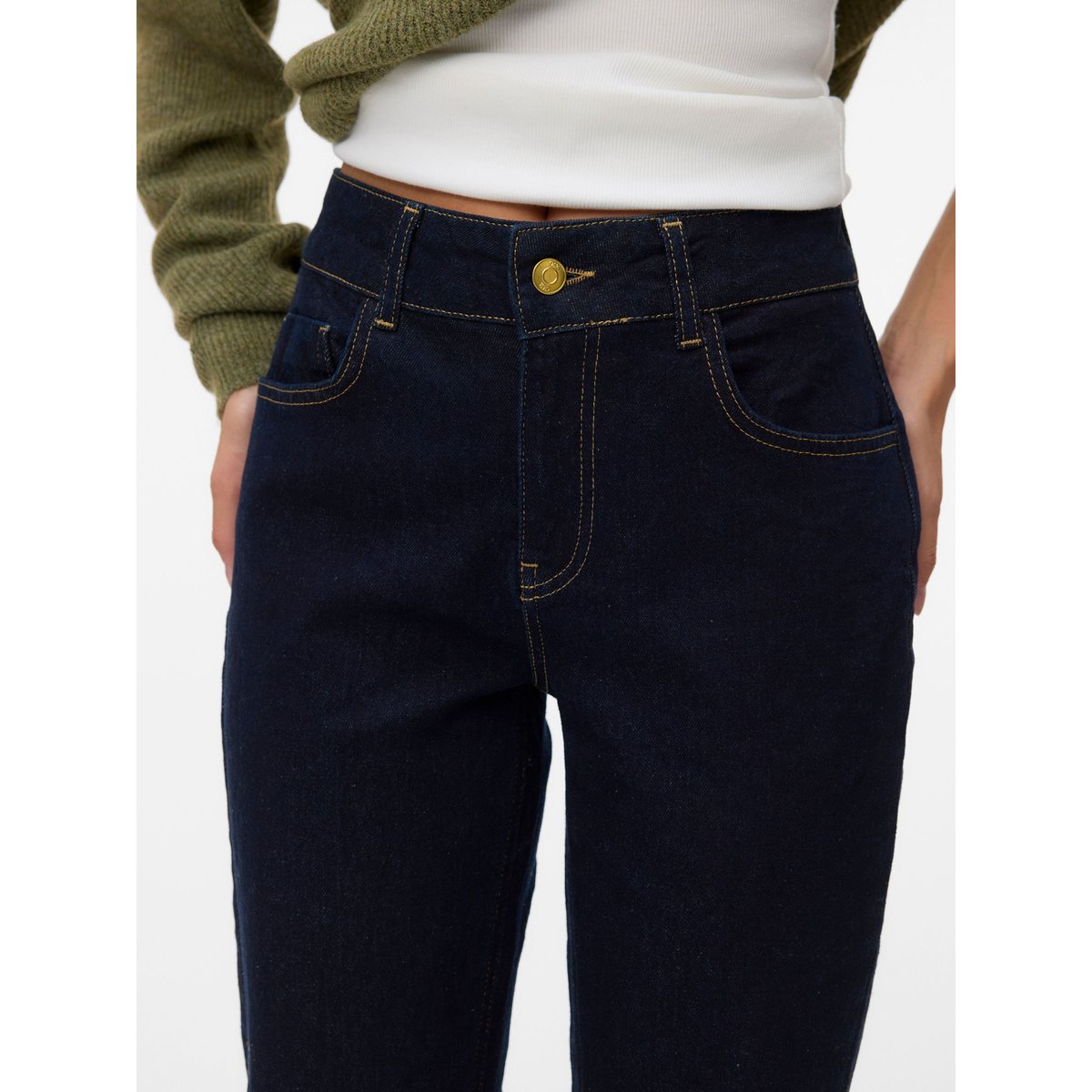 Jean Flared dark blue denim, VERO MODA