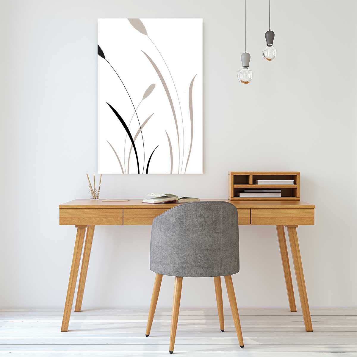 Tableau scandi blés tableau alu dibond, HEXOA